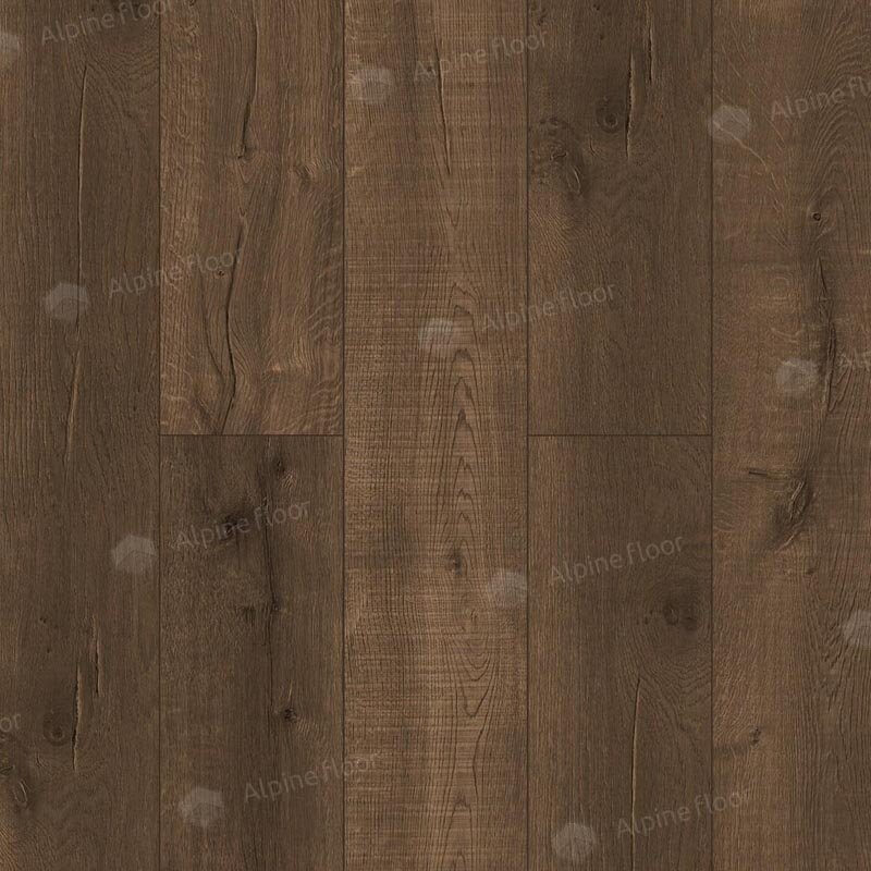 Изображение товара Виниловый ламинат SPC Alpine Floor Real Wood, ЕСО 2-3 MC, планка 18.3 х 122 см, декор Дуб Vermont, замковый, подложка встроенная, 6 мм