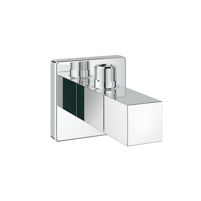 Изображение товара Угловой вентиль Grohe Cube 22012000, 1/2-3/8 для подключения смесителей Изображение товара Угловой вентиль Grohe Cube 22012000, 1/2-3/8 для подключения смесителей