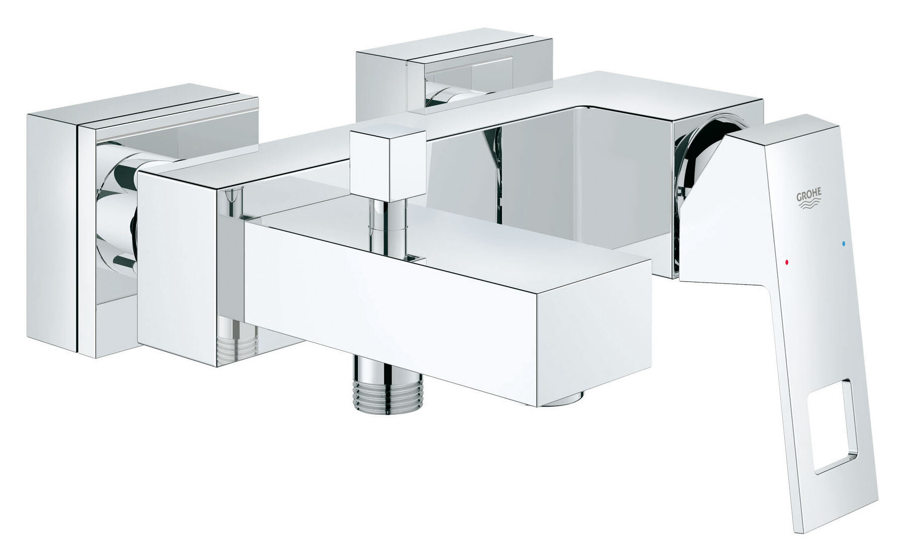 Изображение товара Смеситель для ванны и душа Grohe Eurocube, 23140000, хром