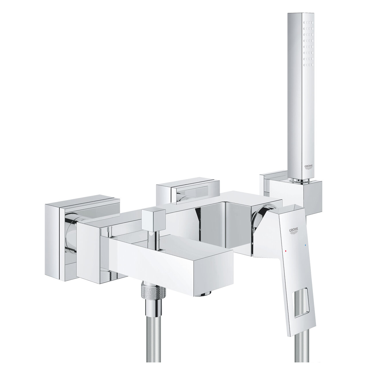 Изображение товара Смеситель для ванны и душа Grohe Eurocube, 23141000, хром Изображение товара Смеситель для ванны и душа Grohe Eurocube, 23141000, хром