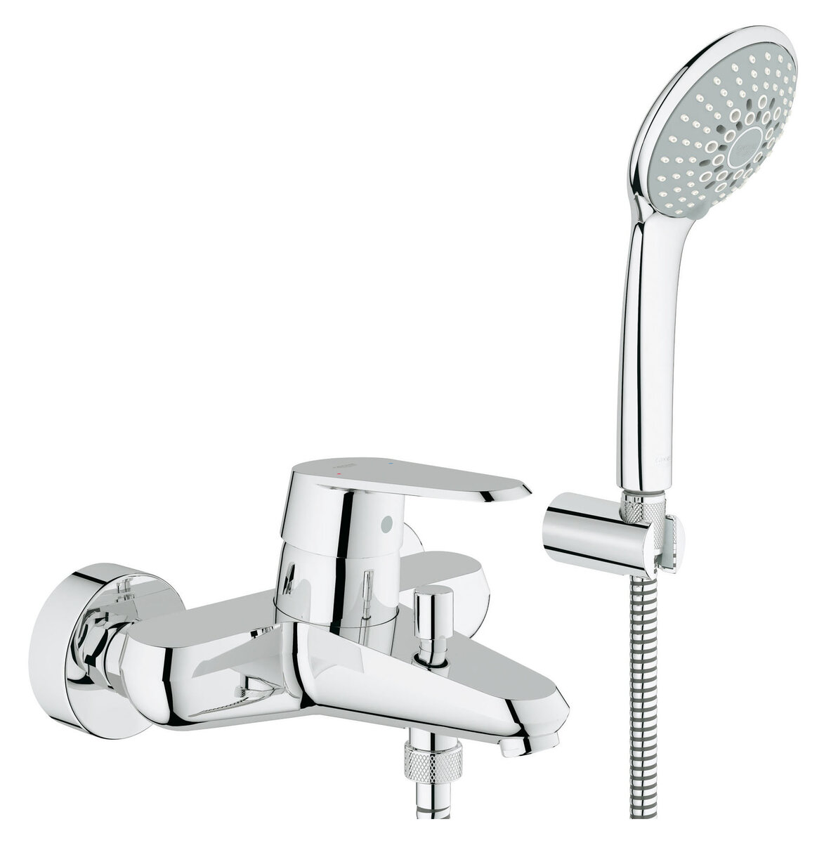Изображение товара Смеситель для ванны и душа Grohe Eurodisc Cosmopolitan, 33395002, с гарнитуром в комплекте, хром
