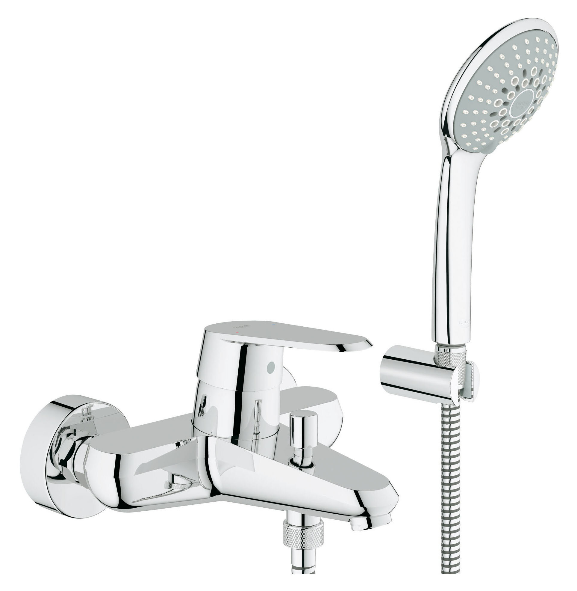 Изображение товара Смеситель для ванны и душа Grohe Eurodisc Cosmopolitan, 33395002, с гарнитуром в комплекте, хром