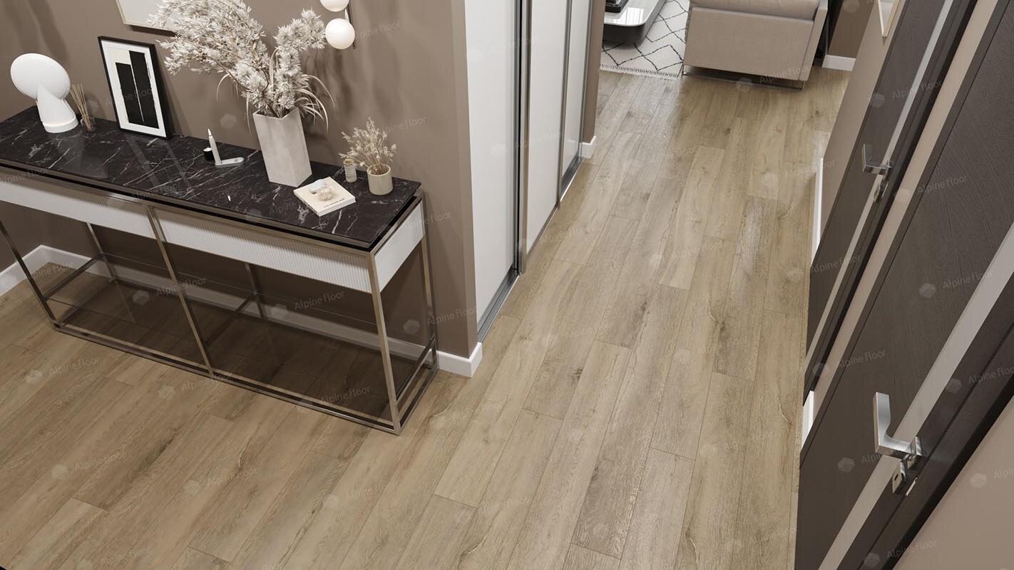 Изображение товара Виниловый ламинат Alpine Floor Premium XL ECO 7-13 18х152.4 см Дуб млечный
