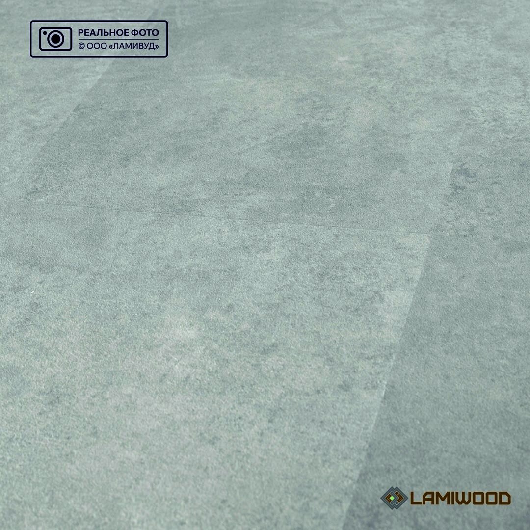 Изображение товара Ламинат SPC Lamiwood Aquamarine М-05 серый с каменным дизайном