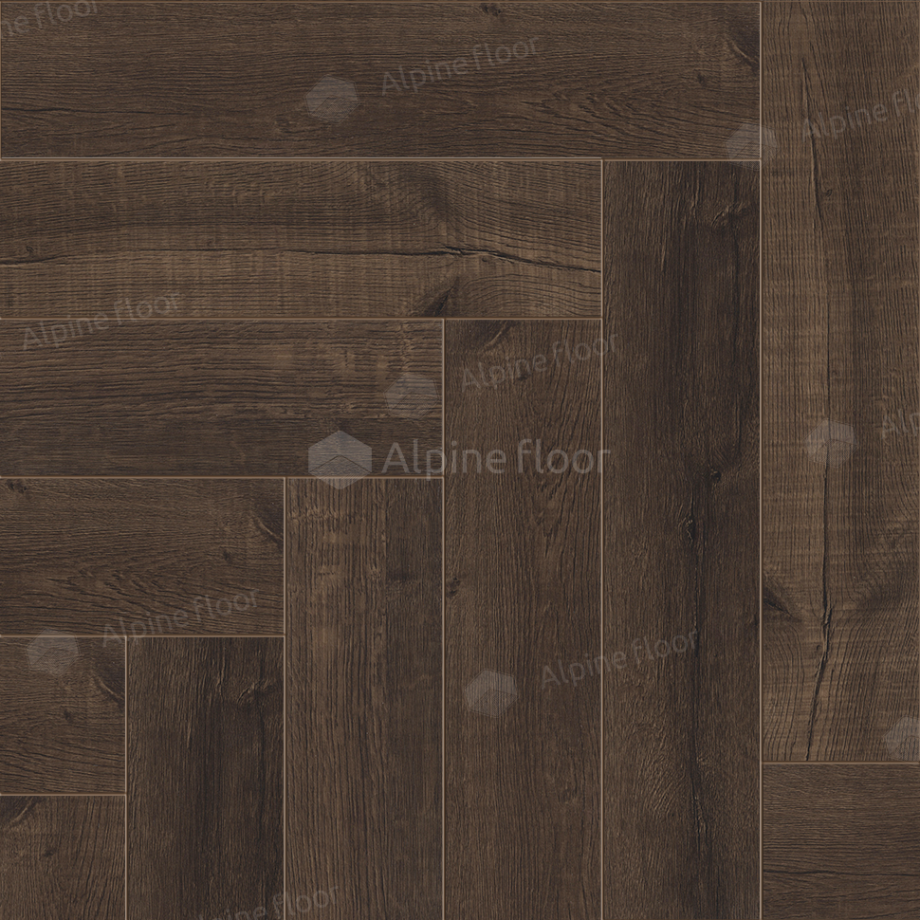 Изображение товара Виниловый ламинат Alpine Floor Parquet LVT ECO 16-22 11.8x59 см декор Дуб Альферац клеевой