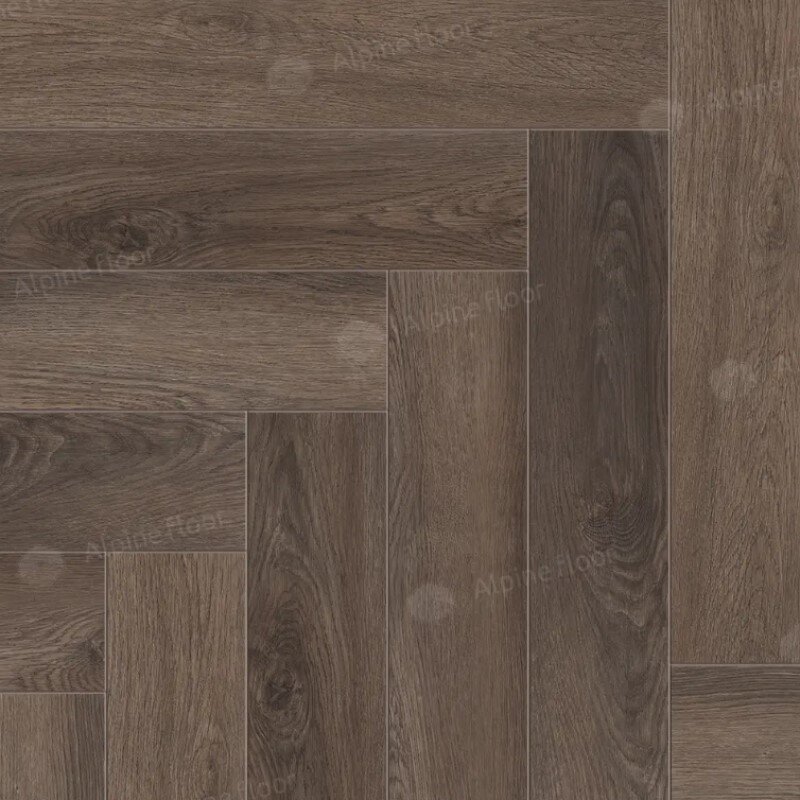 Изображение товара SPC-ламинат Дуб Фафнир ECO 13-16 Alpine Floor Parquet Light планка 12.5 х 60 см замковый, 4 мм