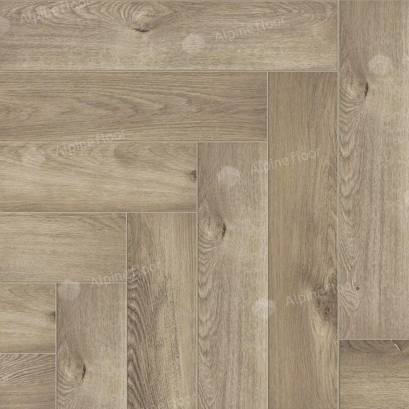Изображение товара Виниловый ламинат Alpine Floor Parquet LVT, ECO 16-5, планка 11.8 х 59 см, декор Дуб Натуральный Отбеленный, клеевой, 2.5 мм