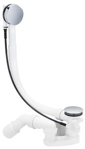 Изображение товара Слив-перелив Viega Simplex 285357 для ванны, полуавтоматический, хром