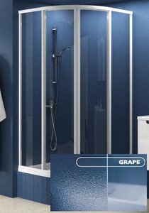 Изображение товара Душевой уголок Ravak Supernova SKCP4-80 Sabina, профиль сатин, витраж грейп, 31144VU00ZG