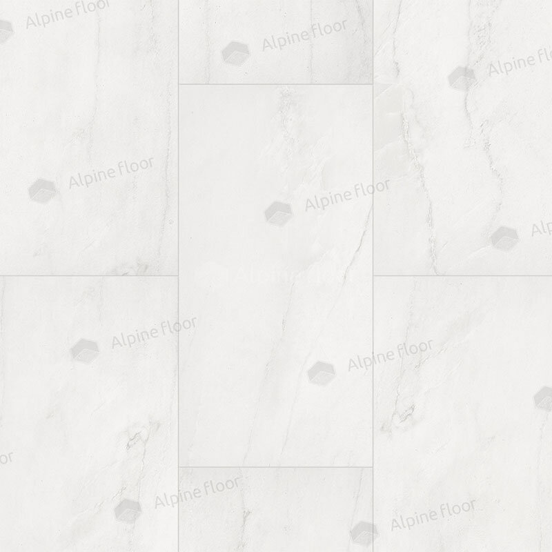 Изображение товара Виниловый пол LVT Alpine Floor Light Stone 30x60 см, клейкий, светлый декор