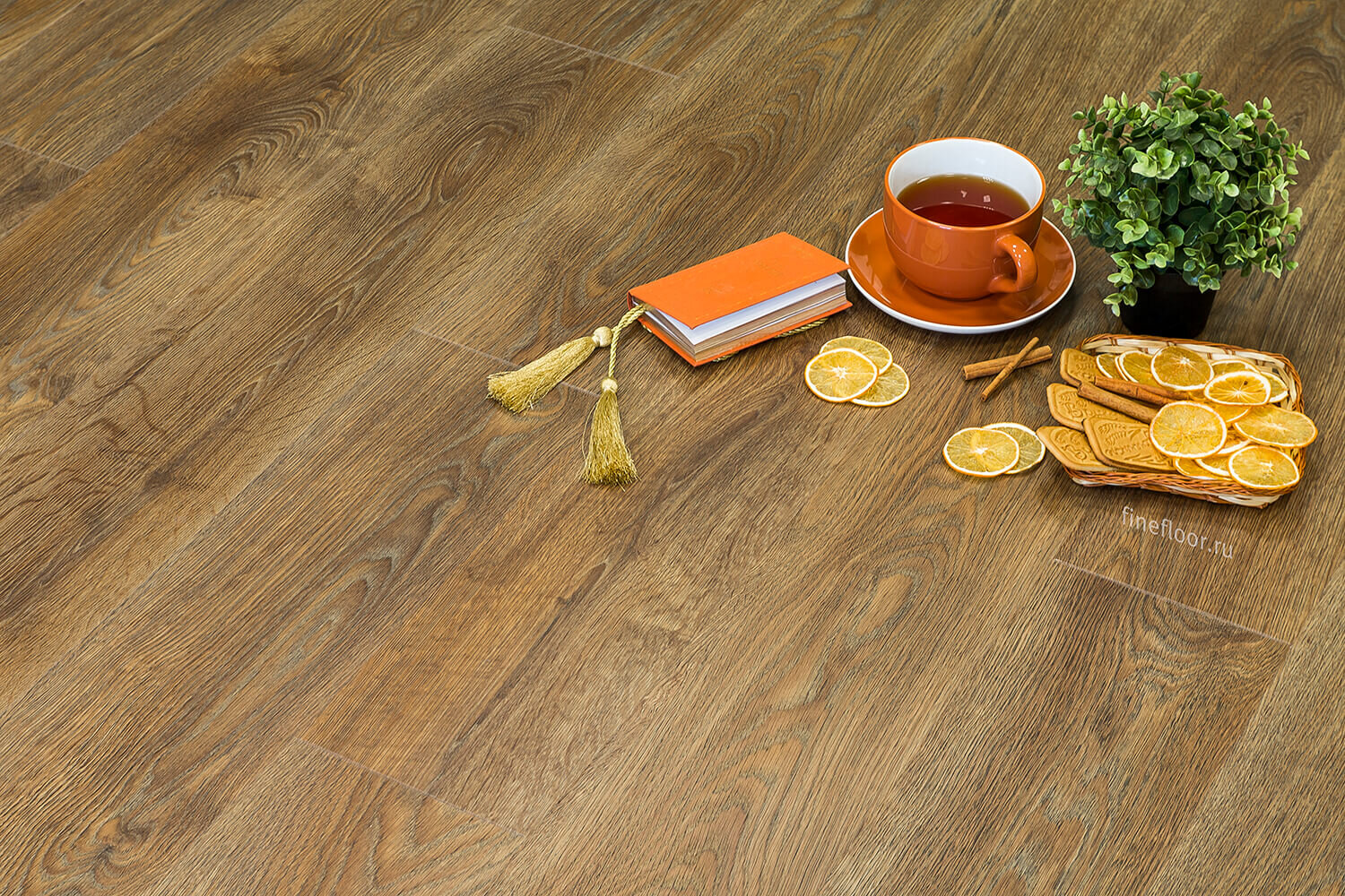 Изображение товара Виниловый ламинат Fine Floor Rich Дуб Катания FF-2078 для жилых помещений