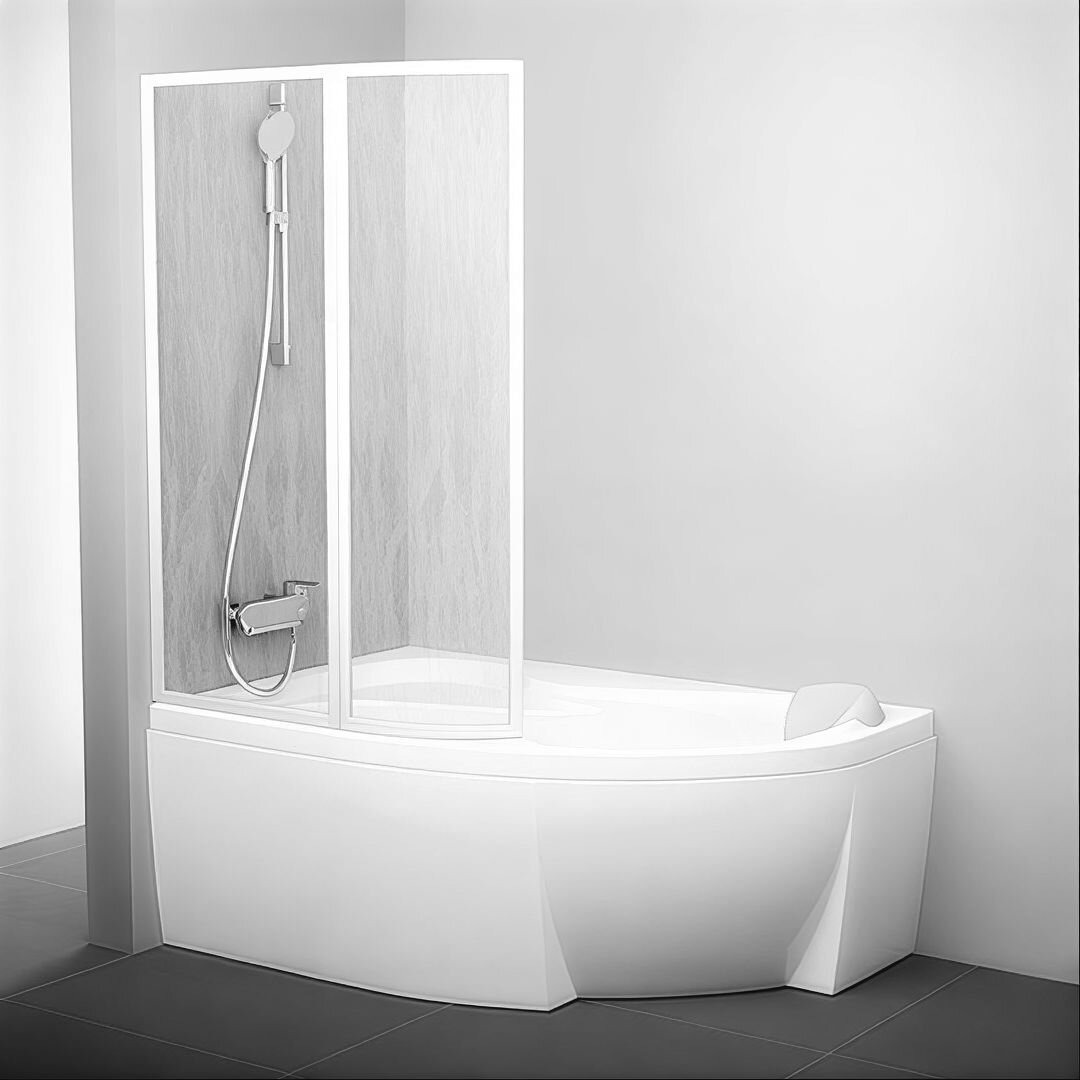 Изображение товара Шторка Ravak Rosa VSK2 170 Rain Изображение товара Шторка Ravak Rosa VSK2 170 Rain