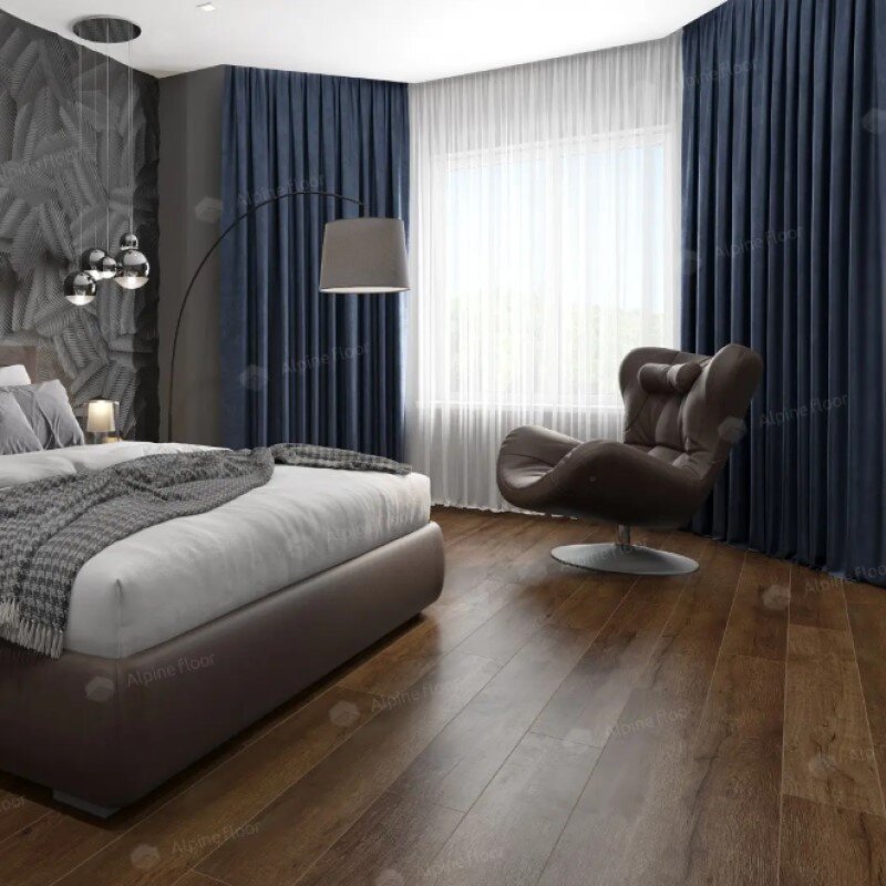 Изображение товара Виниловый ламинат Alpine Floor Premium XL ECO 7-18 Дуб Шоколадный, замковый, 8 мм Изображение товара Виниловый ламинат Alpine Floor Premium XL ECO 7-18 Дуб Шоколадный, замковый, 8 мм