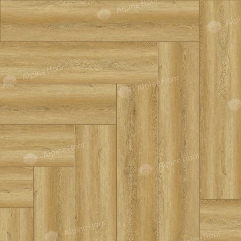 Изображение товара Виниловый ламинат SPC Alpine Floor Parquet Light 4 мм дуб Поллукс замковый 12.5х60 см