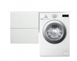 Изображение товара Тумба под раковину Эстет Даллас Luxe 140, подвесная, 74.8 х 47.6 х 60.7 см, 2 ящика, белый, ФР-00002917