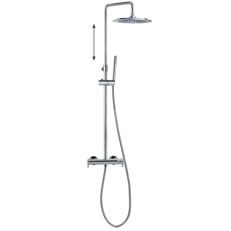 Изображение товара Душевая система Ramonsoler Drako 335403RM250, термостатическая, цвет хром