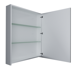 Изображение товара Зеркальный шкаф 1Marka Соната 60 x 80 см, 1 дверца, белый, У29560