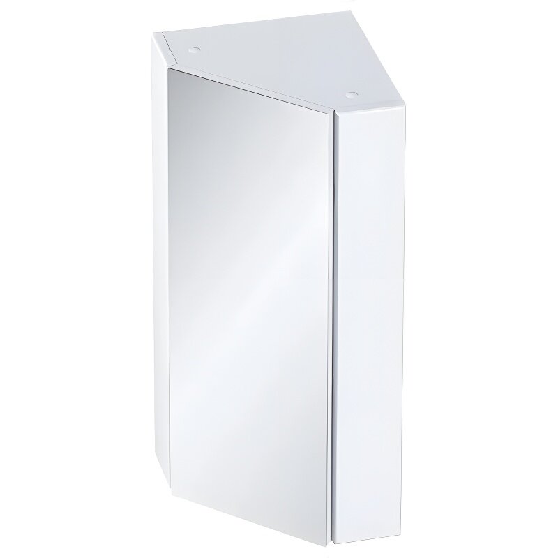 Изображение товара Зеркальный шкаф угловой 1Marka Penta 43 см, 1 дверца, белый, Ц0000005168