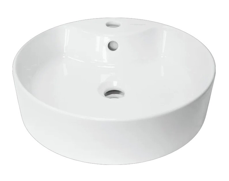 Изображение товара Раковина Aqwella Sanita Luxe Best Shelf 43 см накладная белая круглая для ванной