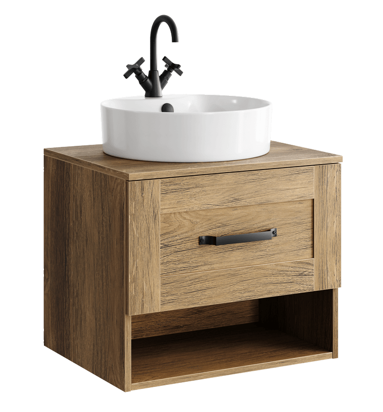 Изображение товара Тумба Aqwella Craft 60 см подвесная дуб балтийский CRF0106DB Изображение товара Тумба Aqwella Craft 60 см подвесная дуб балтийский CRF0106DB