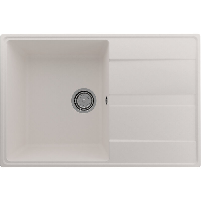Изображение товара Мойка кухонная Ulgran Quartz Prima 750-01, 75 см, цвет жасмин