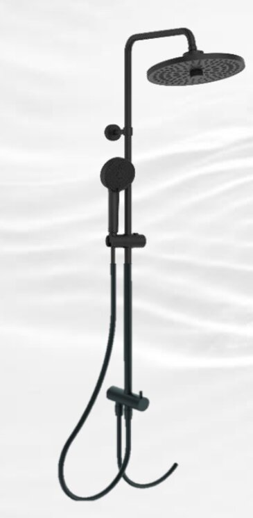 Изображение товара Душевой гарнитур Ideal Standard Ceratherm T25+, верхний душ, silk black, BD747XG, 2 режима струи