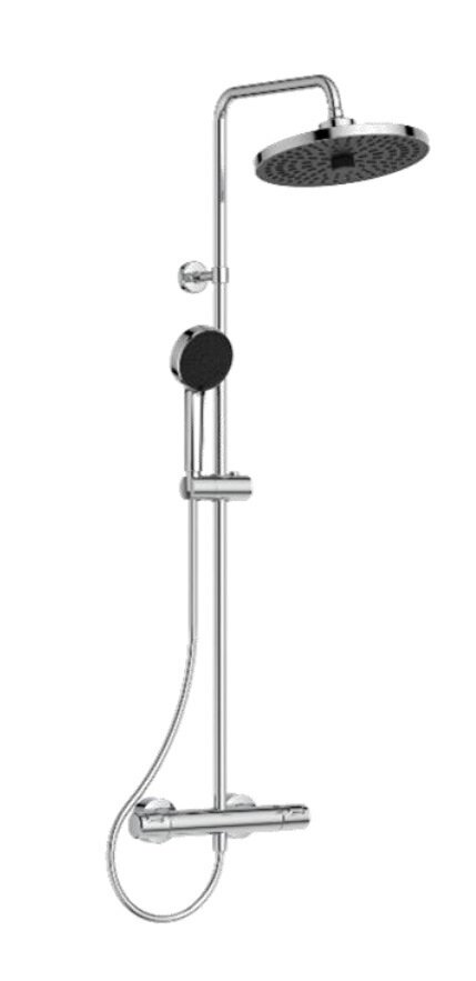 Изображение товара Душевая система Ideal Standard Ceratherm T25+ термостатическая, верхний душ хром