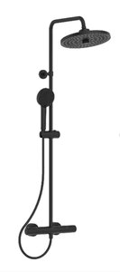Изображение товара Душевая система Ideal Standard Ceratherm A7210XG T25+ термостатическая, верхний душ, silk black