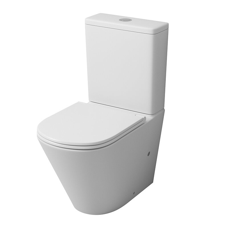 Изображение товара Унитаз-компакт безободковый Grossman GR-4450MS с системой Антивсплеск и быстросъемным сиденьем