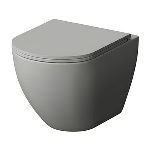 Изображение товара Подвесной унитаз Grossman GR-4455GMS безободковый, серый матовый