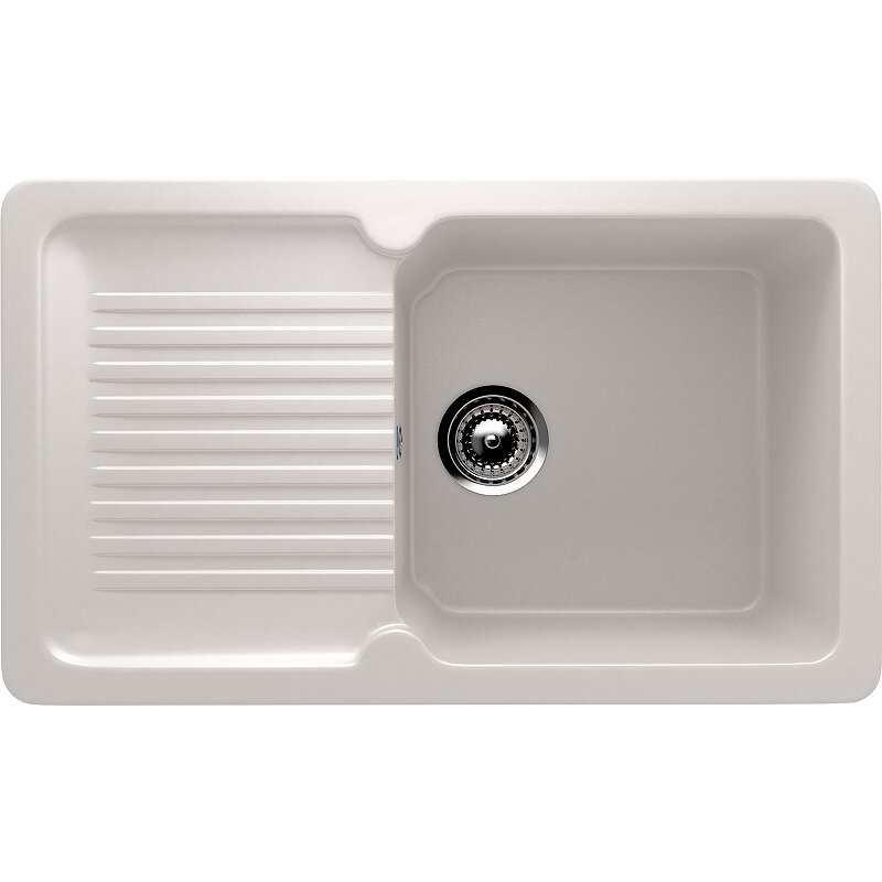 Изображение товара Мойка кухонная Ulgran U-506 77 см белая с комплектом