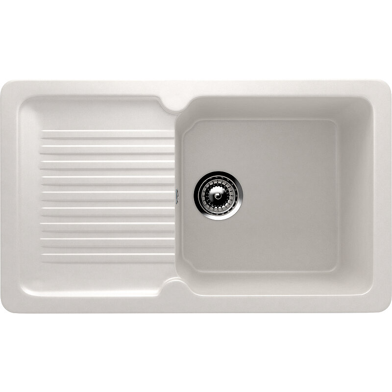 Изображение товара Мойка кухонная Ulgran U-506 U-506-341, 77 см, цвет ультра-белый