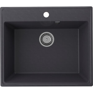 Изображение товара Мойка кухонная Ulgran Quartz Forte 580-08, 58 см, цвет космос