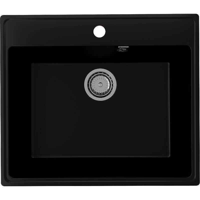 Изображение товара Мойка кухонная Ulgran Quartz Forte 580-07, 58 см, цвет уголь Изображение товара Мойка кухонная Ulgran Quartz Forte 580-07, 58 см, цвет уголь
