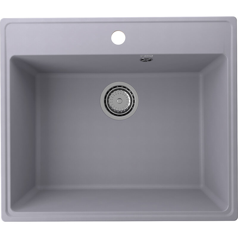 Изображение товара Мойка кухонная Ulgran Quartz Forte 580-05 58 см искусственный камень серый