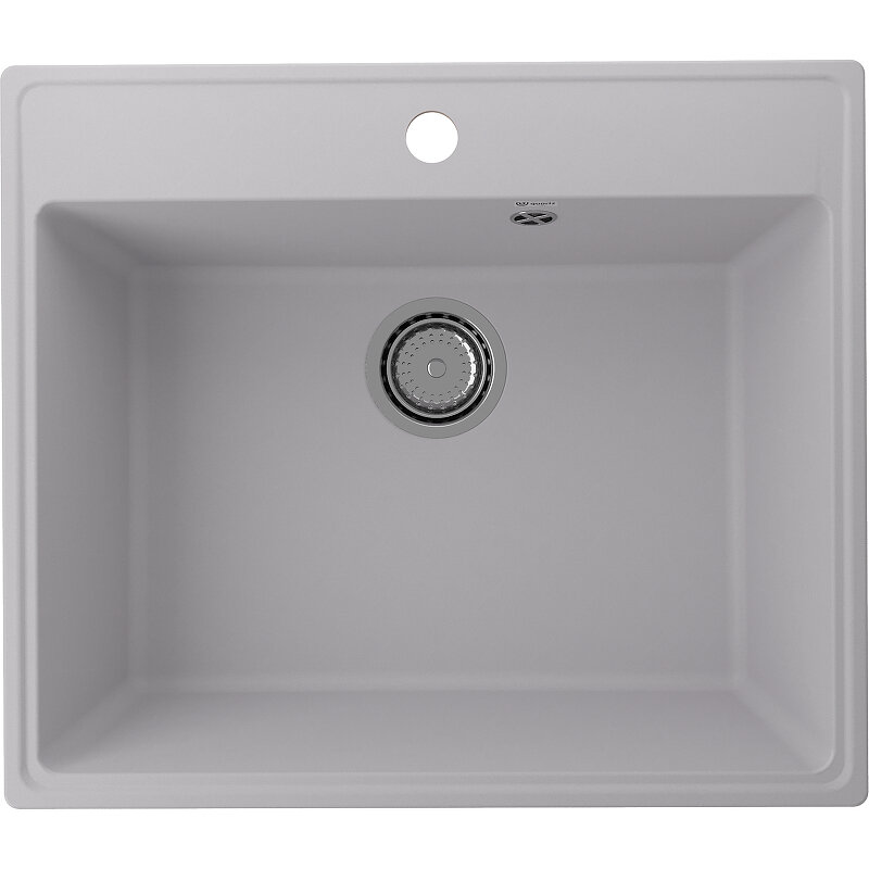 Изображение товара Мойка кухонная Ulgran Quartz Forte 580-04, 58 см, цвет платина