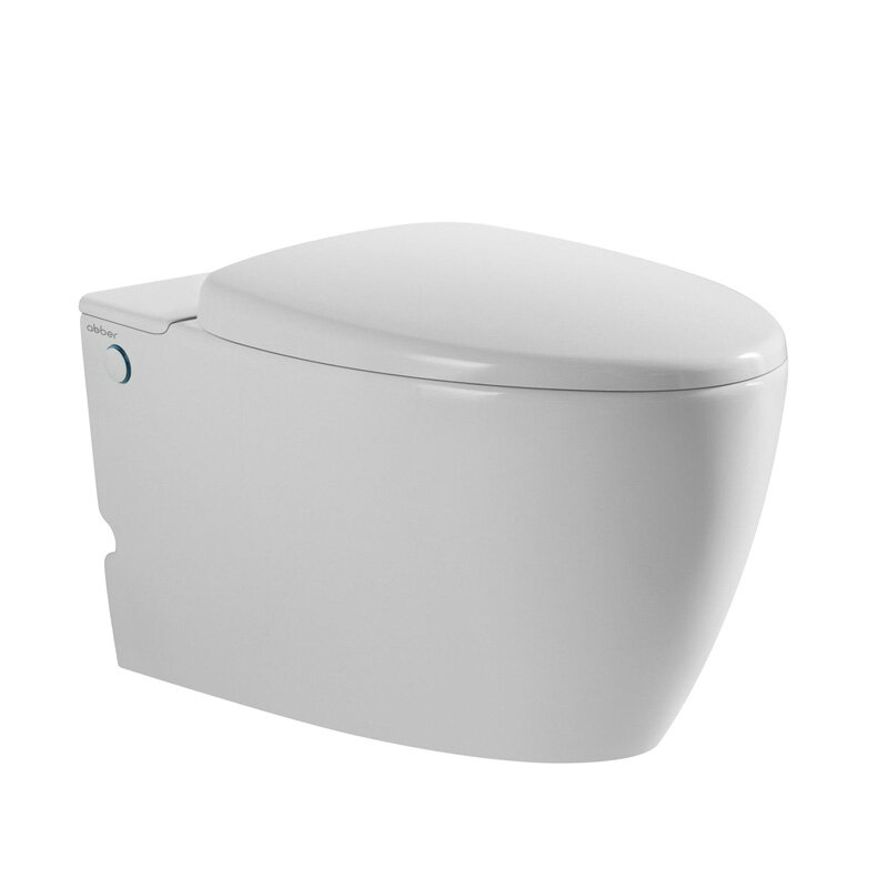 Изображение товара Подвесной унитаз Abber Bequem AC1107P, с импульсным смывом, крышка-сиденье микролифт, белый