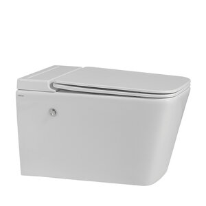 Изображение товара Подвесной унитаз Abber Rechteck AC1202P импульсный с микролифтом