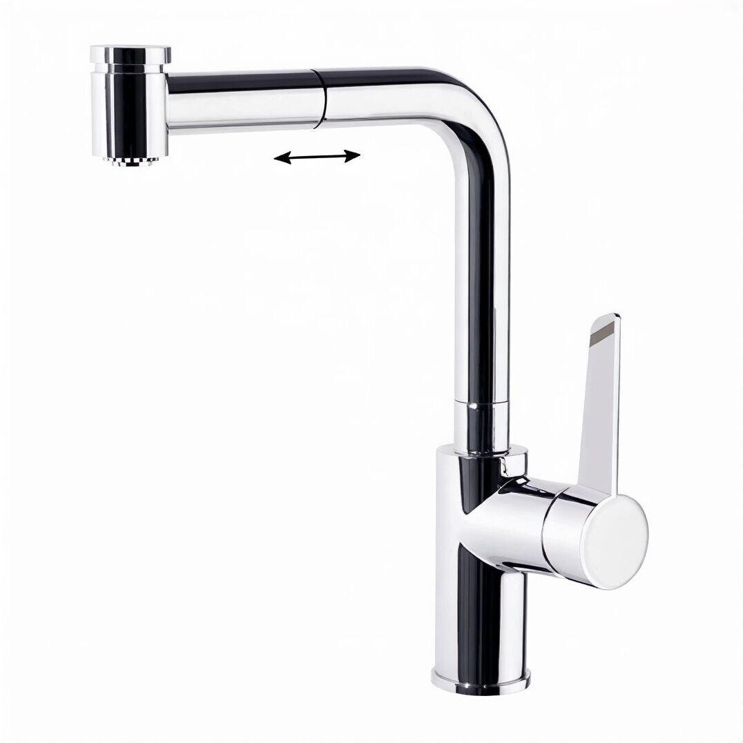 Изображение товара Смеситель для кухни Ramon Soler Kitchen 381901H2MC, выдвижной излив Изображение товара Смеситель для кухни Ramon Soler Kitchen 381901H2MC, выдвижной излив