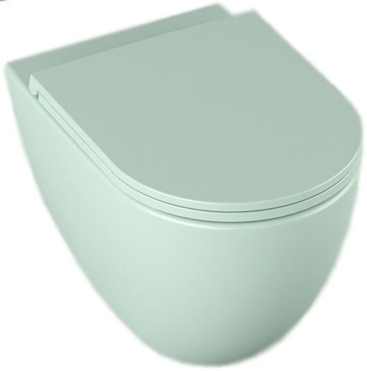 Изображение товара Подвесной безободковый унитаз Isvea Infinity 10NF02001SV-2T/40KF0542I-S с крышкой микролифт дешево