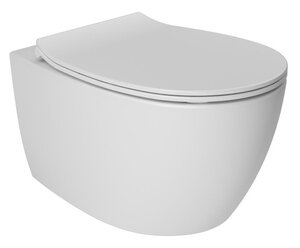 Изображение товара Подвесной безободковый унитаз Isvea Sentimenti Neo 10AR02010SV/40D80200I-S белый