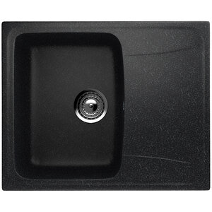 Изображение товара Кухонная мойка Ulgran U-201 58 см черная матовая встроенная