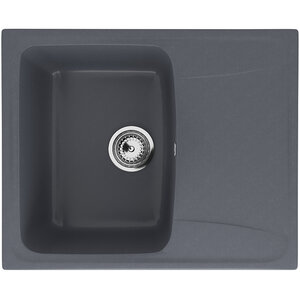 Изображение товара Кухонная мойка Ulgran U-201 58 см антрацит матовая с комплектом