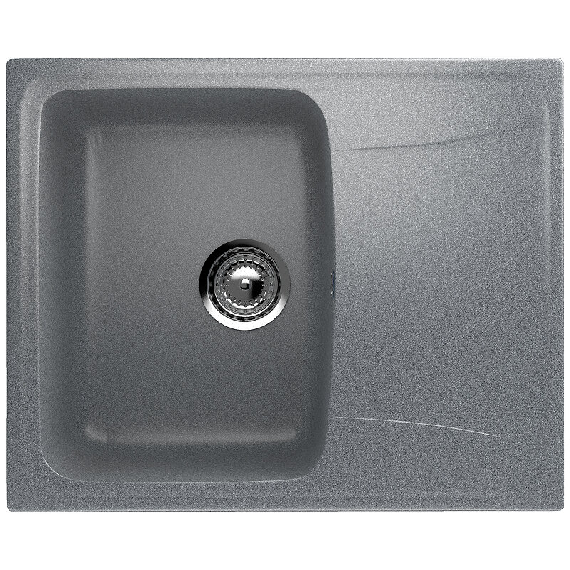 Изображение товара Мойка кухонная Ulgran U-201 U-201-309, 58 см, цвет темно-серый