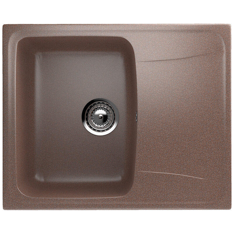 Изображение товара Кухонная мойка Ulgran U-201-307 из искусственного камня 58 см коричневая Изображение товара Кухонная мойка Ulgran U-201-307 из искусственного камня 58 см коричневая