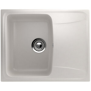 Изображение товара Кухонная мойка Ulgran U-201 58 см белая с комплектом установки