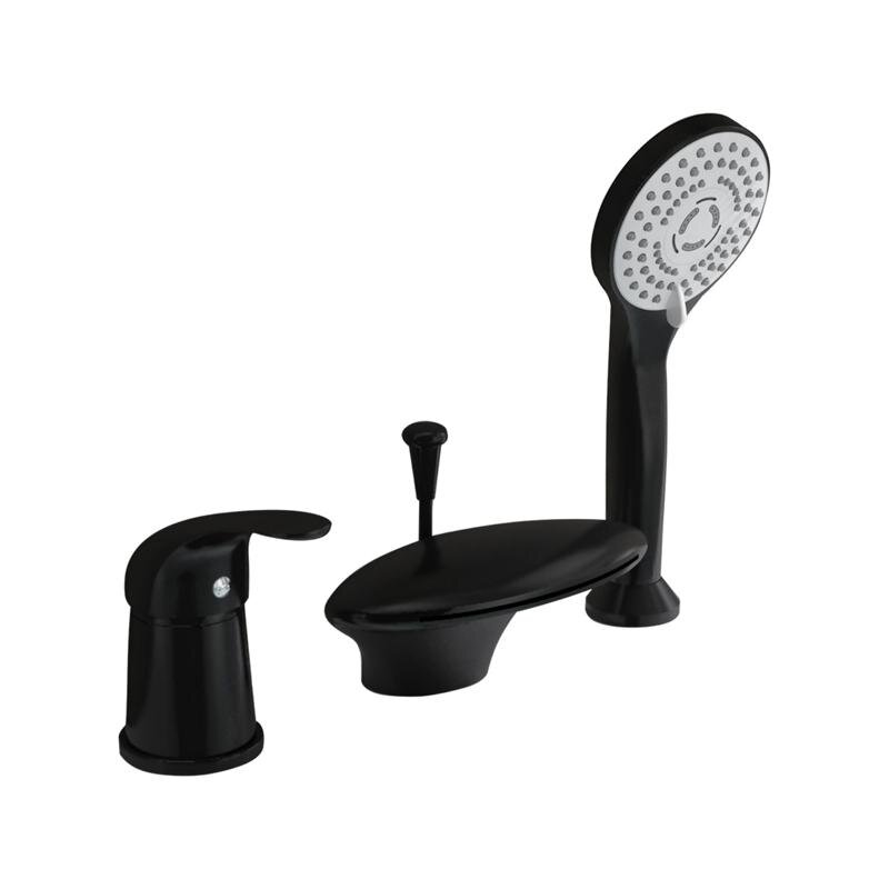 Изображение товара Смеситель на борт ванны Orange Iris M41-333b черный матовый Германия Изображение товара Смеситель на борт ванны Orange Iris M41-333b черный матовый Германия