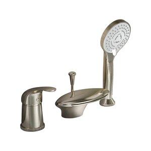 Изображение товара Смеситель на борт ванны Orange Iris M41-333ni, никель матовый