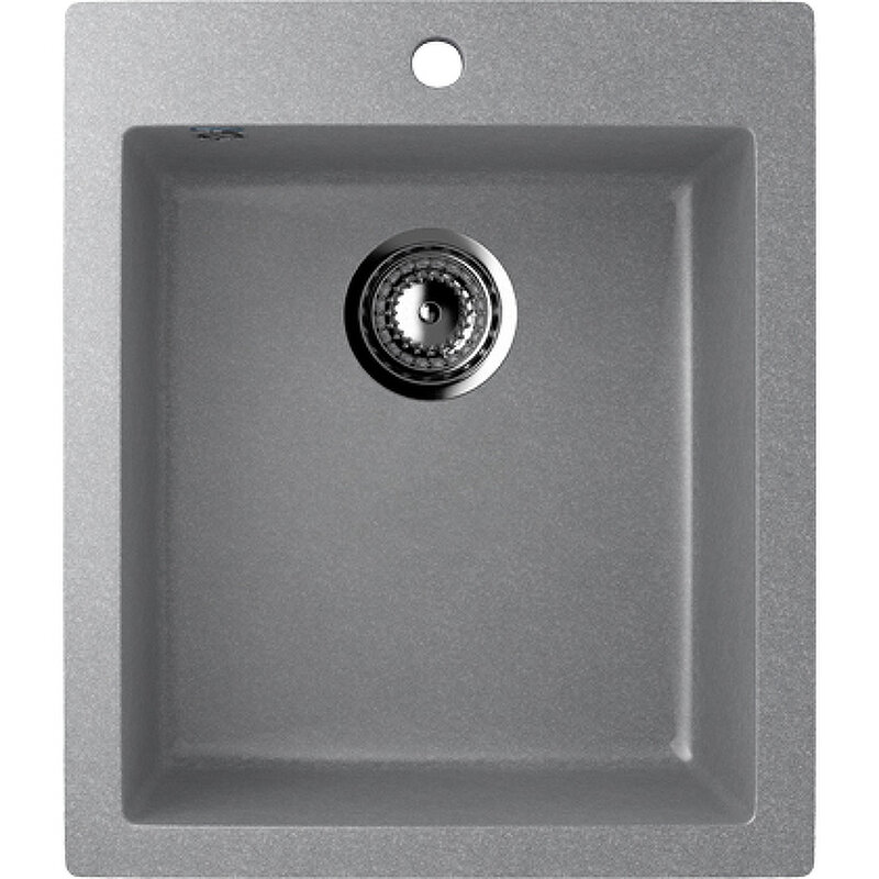 Изображение товара Кухонная мойка Ulgran U-404 42 см серый нержавеющая сталь встраиваемая