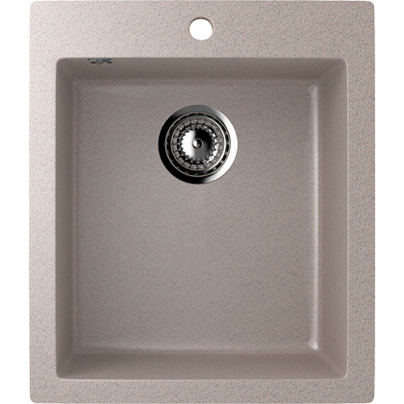 Изображение товара Мойка кухонная Ulgran U-404 42 см бежевый встраиваемая сверху